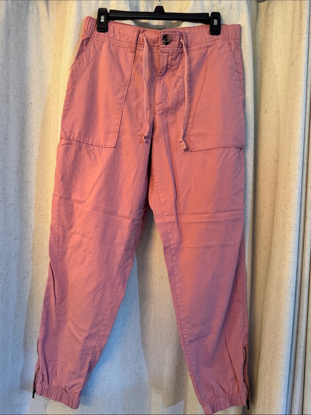 Sonoma Pink Cargo Jogger Pants